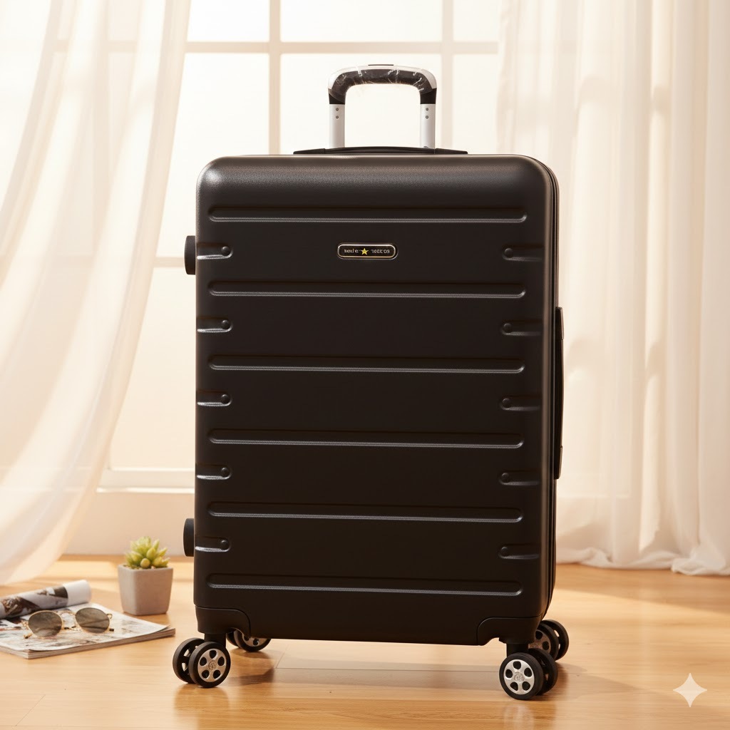 [BAG AND TRAVEL] KOPER POLO Impor Koper Fiber ABS 24in 6800 Anti Pecah Roda 4 Rotasi 360 ANTI MALING