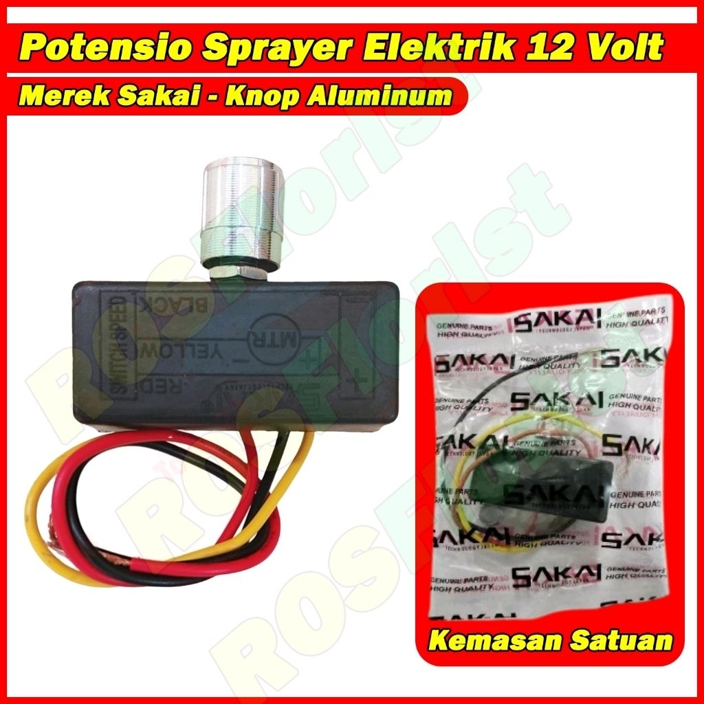 POTENSIO POMPA DC 12V /SPRAYER POMPA DC / PENGATUR KECEPATAN POMPPA DC/ DIMMER DC 12V