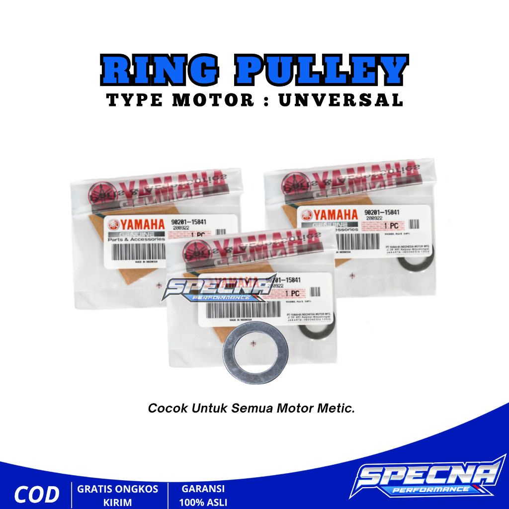 RING PULLEY MIO J -Ring Pulley Tambahan Pulley Non Bubut Motrcycle