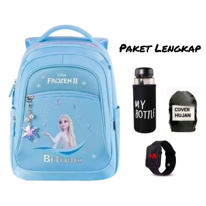 Tas frozen anak perempuan Tas Ransel Sekolah Anak Perempuan Tas Anak Motif Kartun Frozen Tas Anak Ka