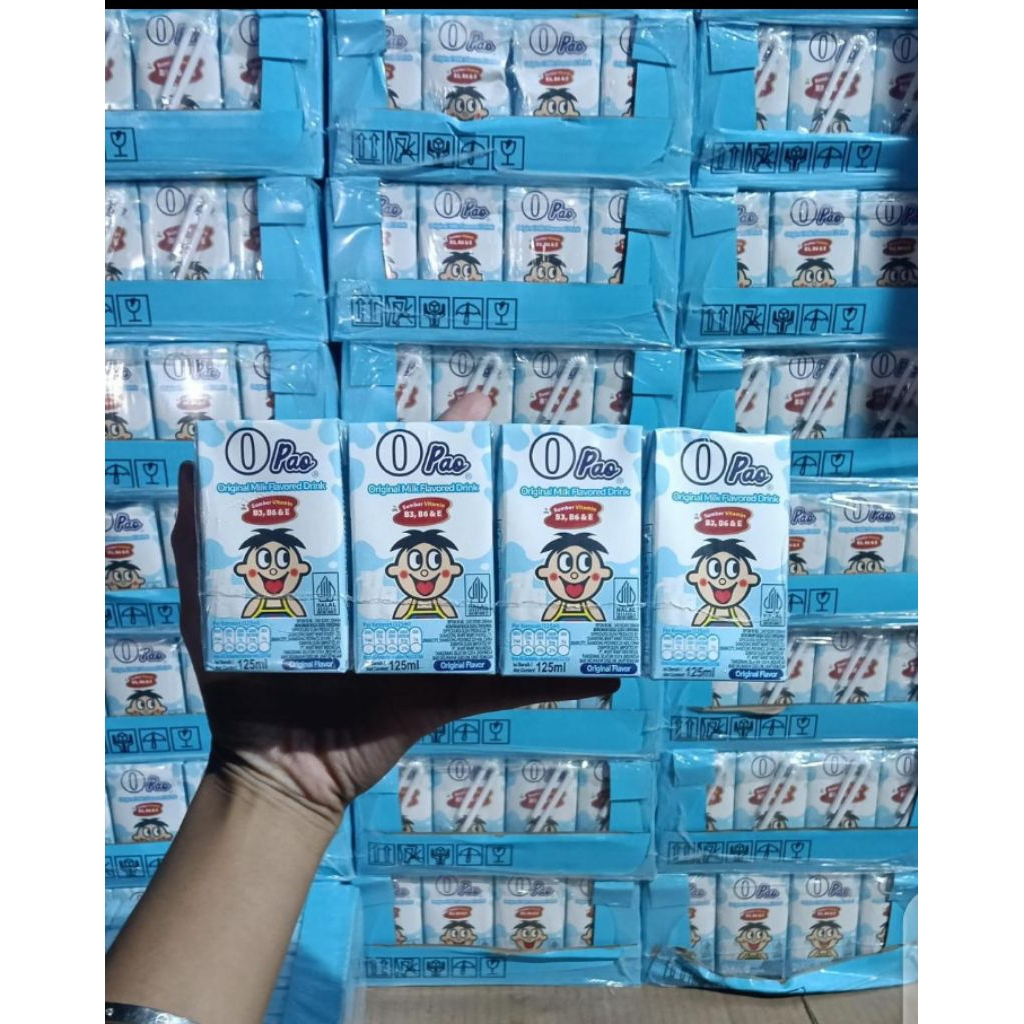 1 dus isi 36 pcs susu kotak opao want-want 125 ml rasa full cream susu UHT harga grosir sembako mura