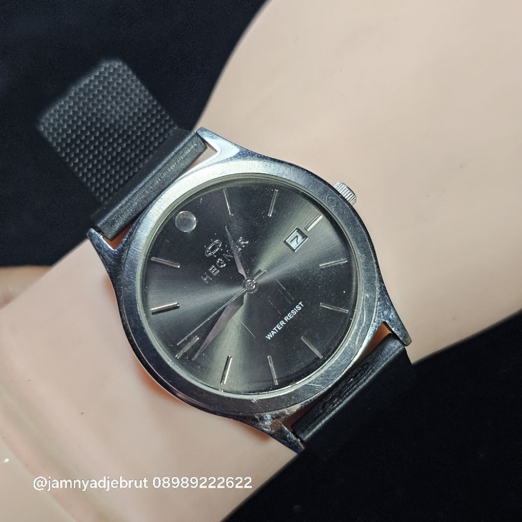 Jam Hegner 317-4G Silver Grey Bekas