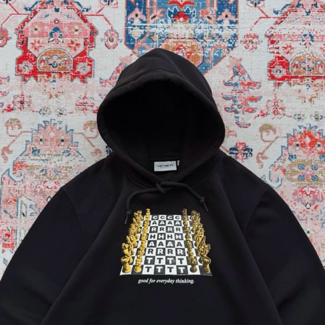 JAKET HOODIE CARHATT WIP CHEESBOARD HODIE STREETWEAR PREMIUM