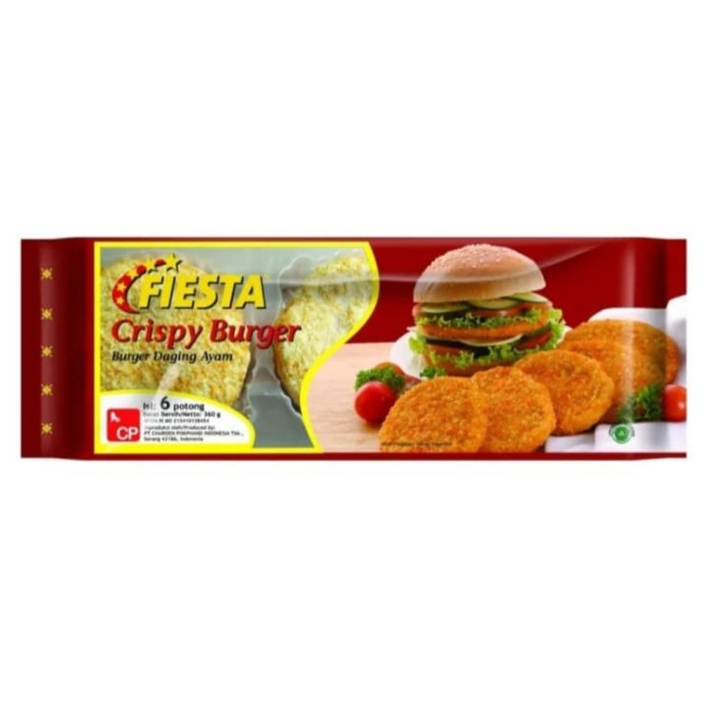 Fiesta Crispy Chicken Burger 360Gr