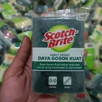 Scotch Brite 3M SABUT SPONS CUCI PIRING STANDAR TAPAS BUSA ID T36  SPON