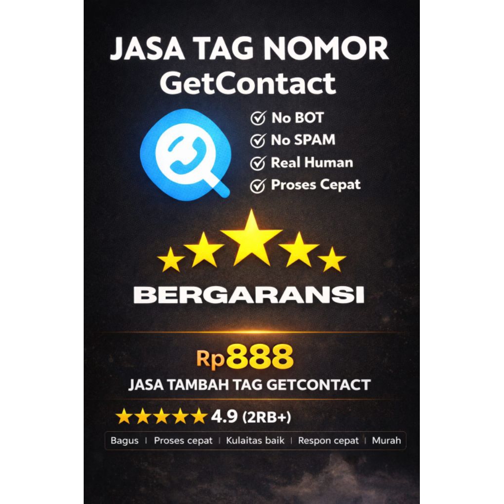 JASA TAMBAH TAG GETCONTACT