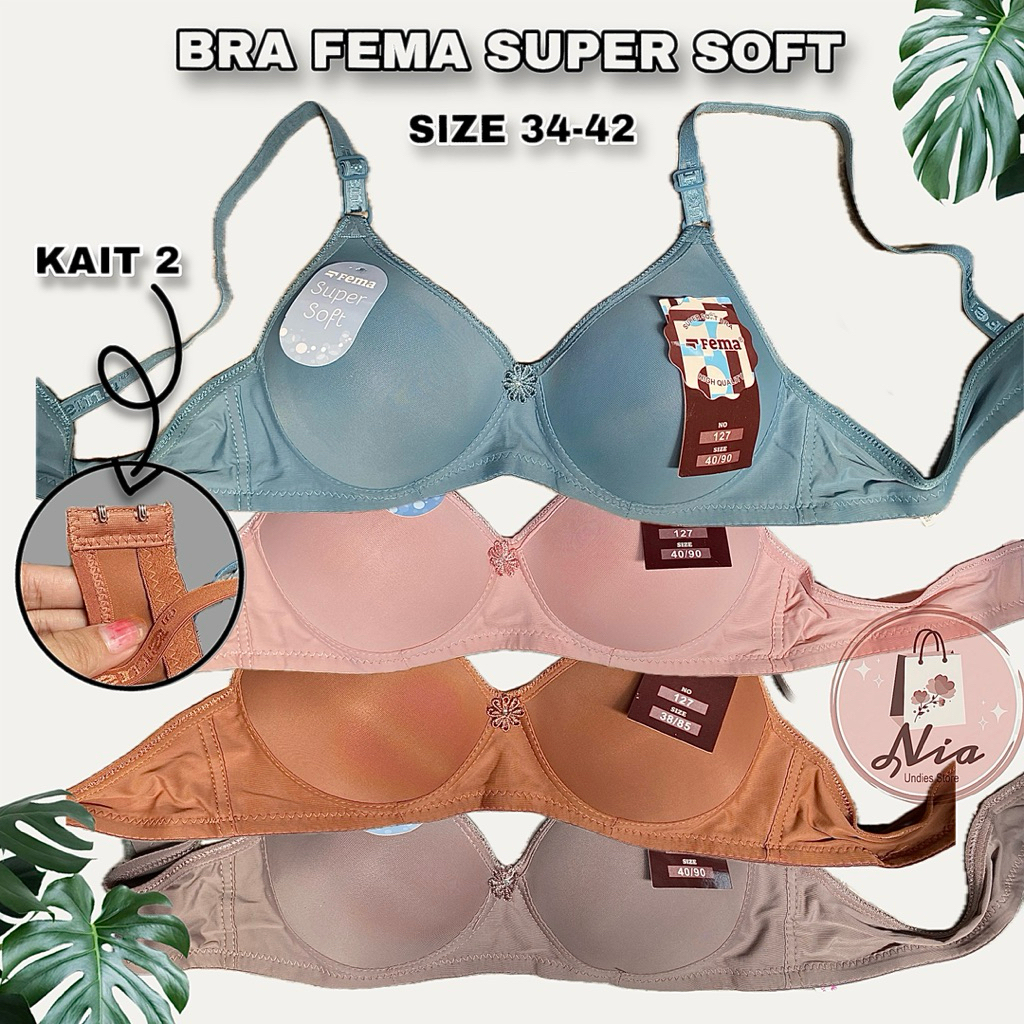 Bra Fema Busa Kait 2 Super Lembut Super Melar Premium