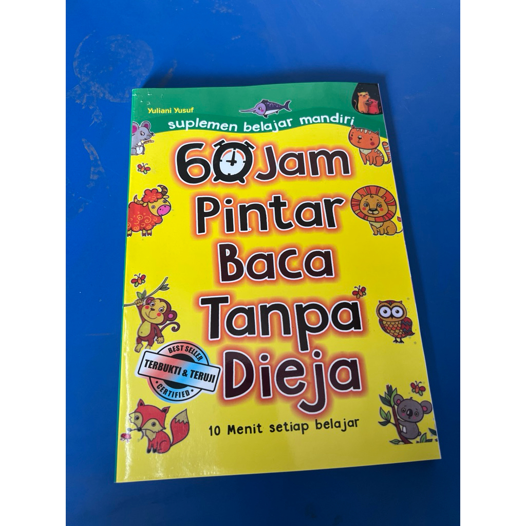 60 JAM PINTAR BACA TANPA DIEJA - 10 MENIT SETIAP BELAJAR