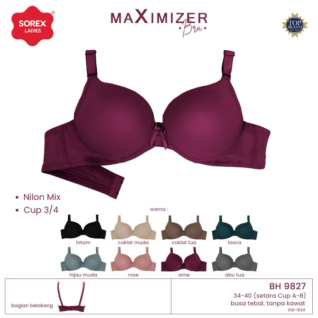 BRA MAXIMIZER PUSH UP SOREX 9827