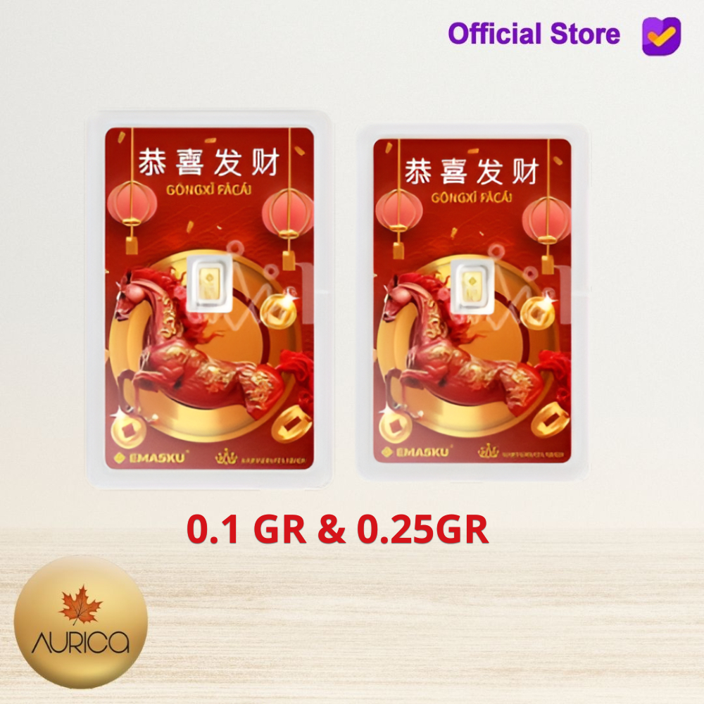 Logam Mulia Emasku IMLEK KUDA 0.1 - 0.25 Gram