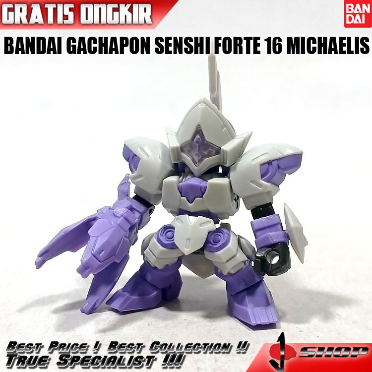 BANDAI GACHAPON SENSHI FORTE 16 MICHAELIS GCPN403