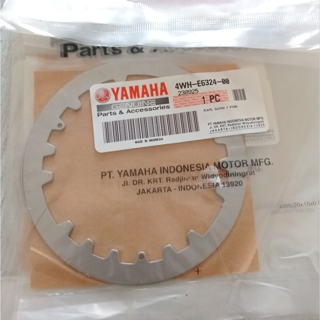 Plat Kampas Kopling Fizr Fizr 4wh- E6324-00