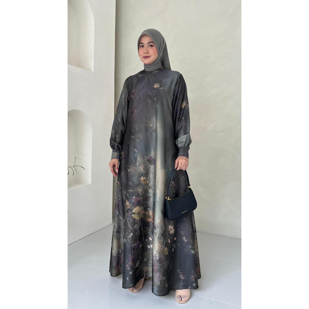 WARNA FASHION/ GAMIS / JULIA SILK / BAJU WANITA MUSLIM/GROSIR TANAH ABANG