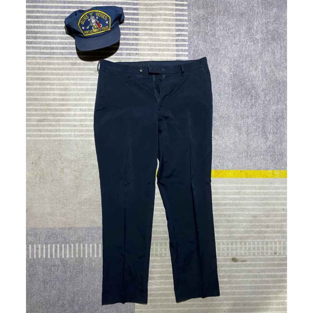 Uniqlo work pants HEATTECH navy 33/34