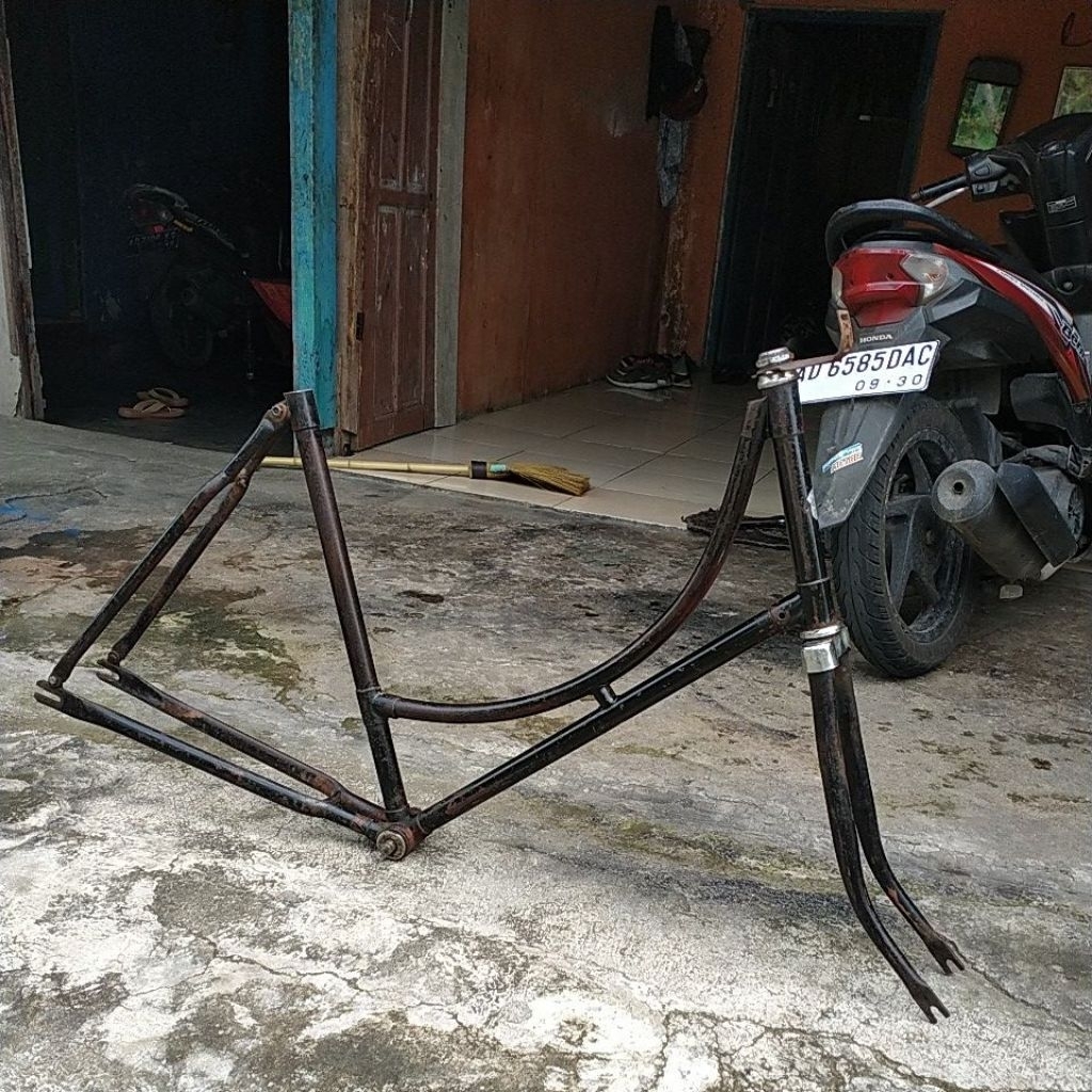 frame fork sepeda onthel tua