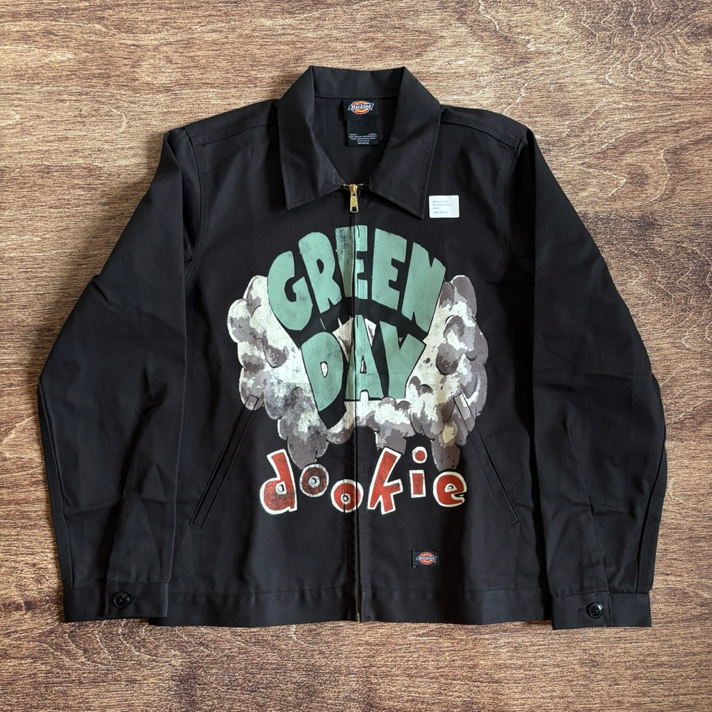 EXCLUSIVE  OFFICIAL DICKIES GREEN DAY DOOKIE WORK JACKET ORIGINAL WEBSTORE