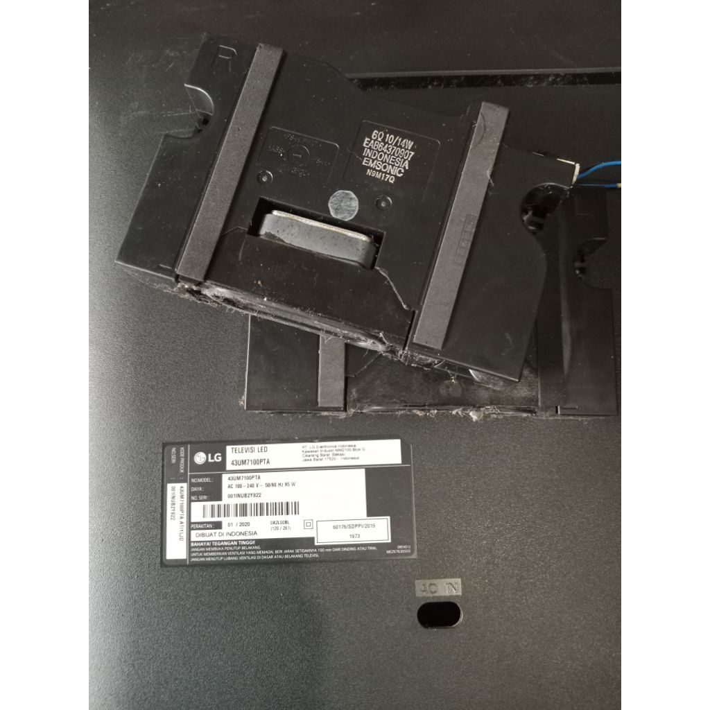SPEAKER TV LED LG 43um7100pta BEKAS NORMAL