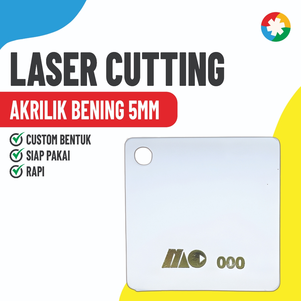 ACRYLIC - AKRILIK LEMBARAN 5mm CLEAR - LASER CUTTING - CUSTOM CUT
