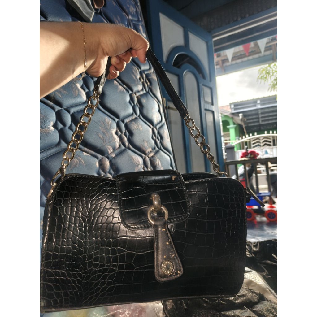 tas wanita handbag/sholderbag capacci kulit (minus)