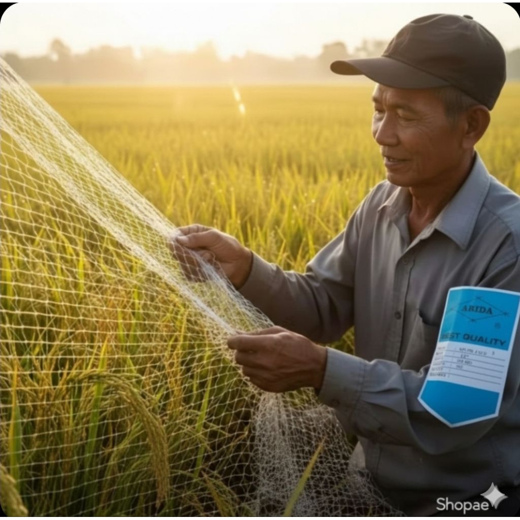 Jaring Anco Ikan Kecil ½ Inci – Bahan Nilon D3 | Jaring Jala / Arida Kuat