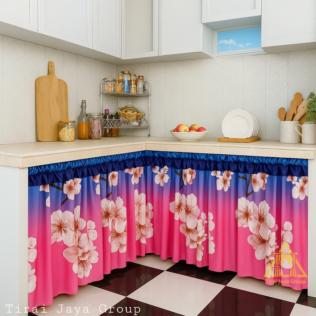 Gorden Kolong Dapur Cantik Gorden Cantik Gorden Elegan Ukuran 100 X 70