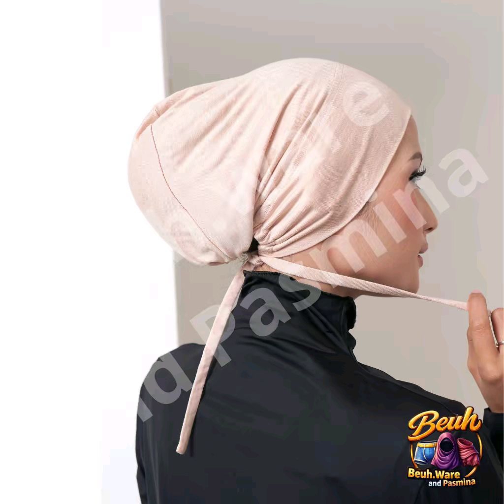 Ciput Hijab / Ciput Tali Turki / Ciput Kaos Rayon Premium / Dalaman Wanita Instan Arab Dewasa Basic 