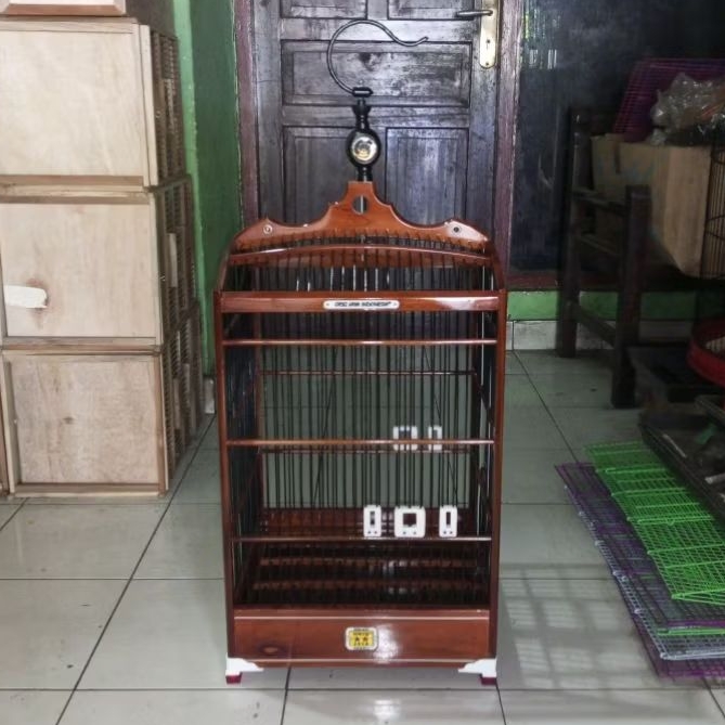 KANDANG KOTAK MERK ORIQ JAYA MODEL LIST NOMOR 3 - SANGKAR BURUNG ORIQ
