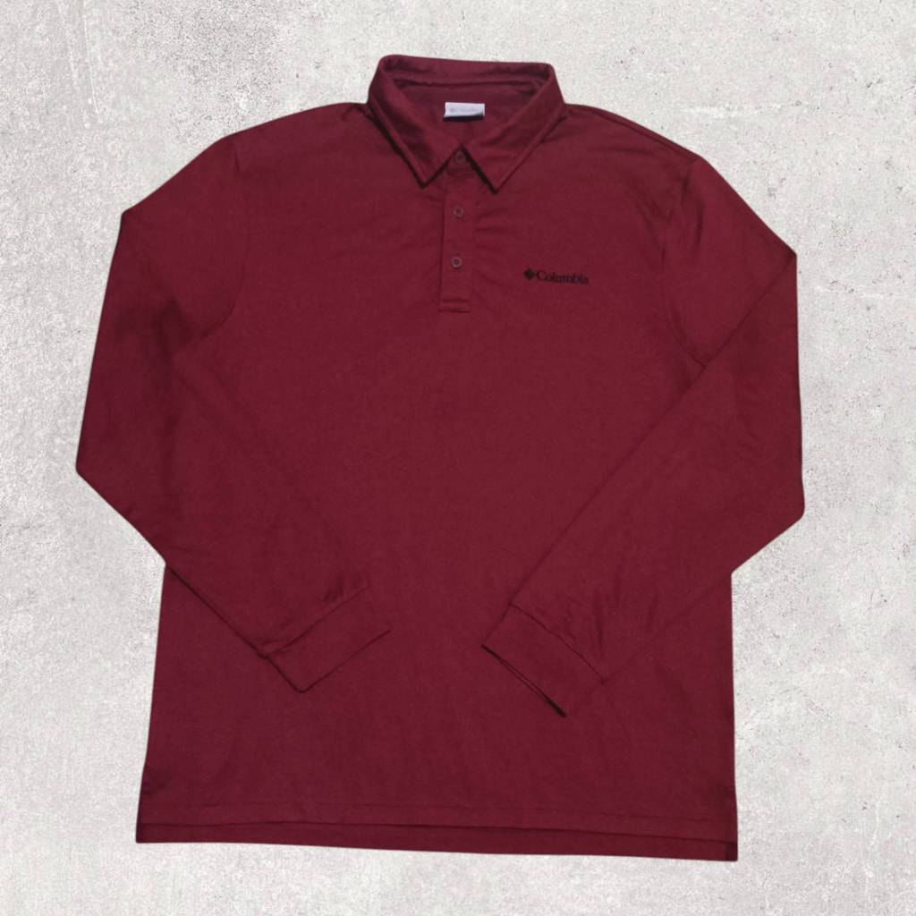 POLO SHIRT LONG SLEEVE BY COLUMBIA SECOND ORIGINAL
