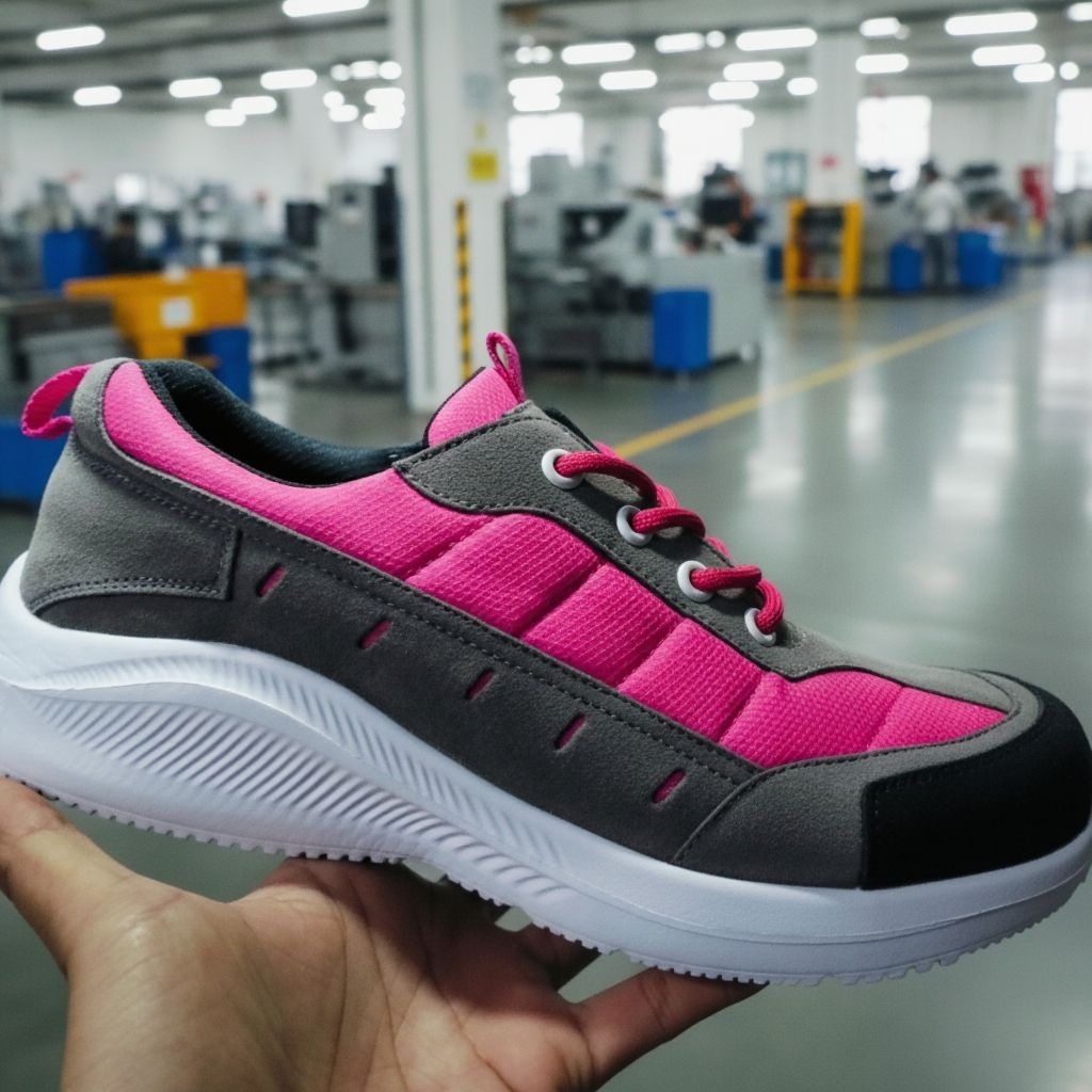 Sepatu Wanita Kerja Sport Sneakers Sepatu Safety Wanita