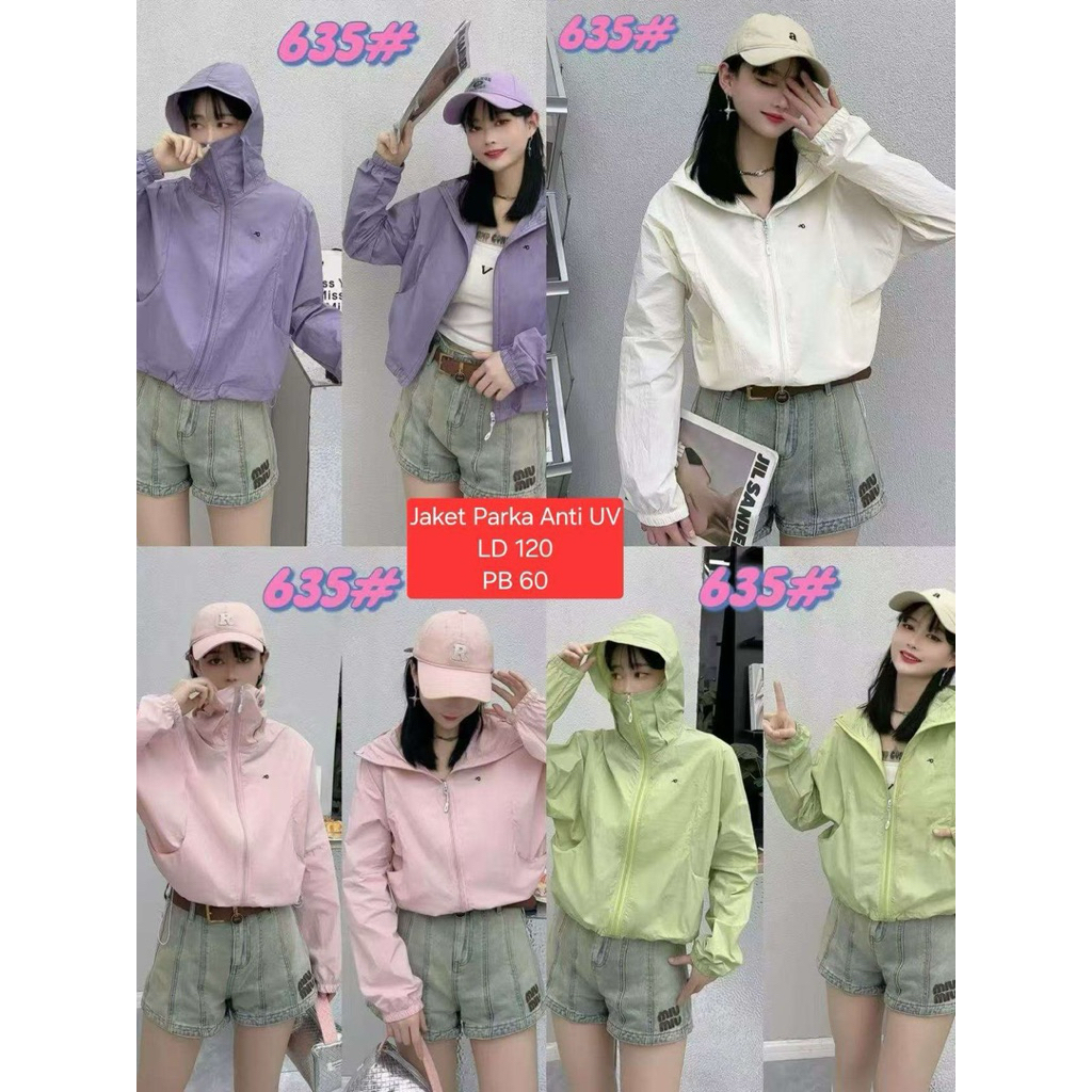 Jacket Olahraga Parasut Anti UV Premium (80804)