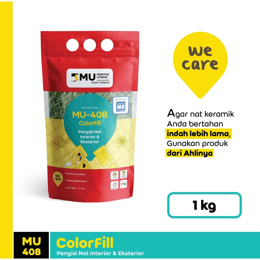 Semen Nat Keramik / Granite MU408C ( MU 408 C ) Kemasan 1 Kg