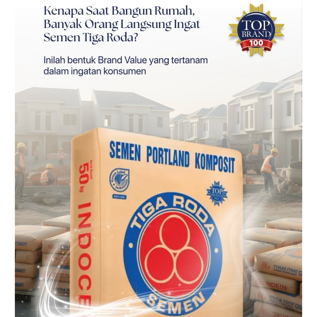 PASIR BANGUNAN | SEMEN TIGA RODA 1 KG ORIGINAL 100%