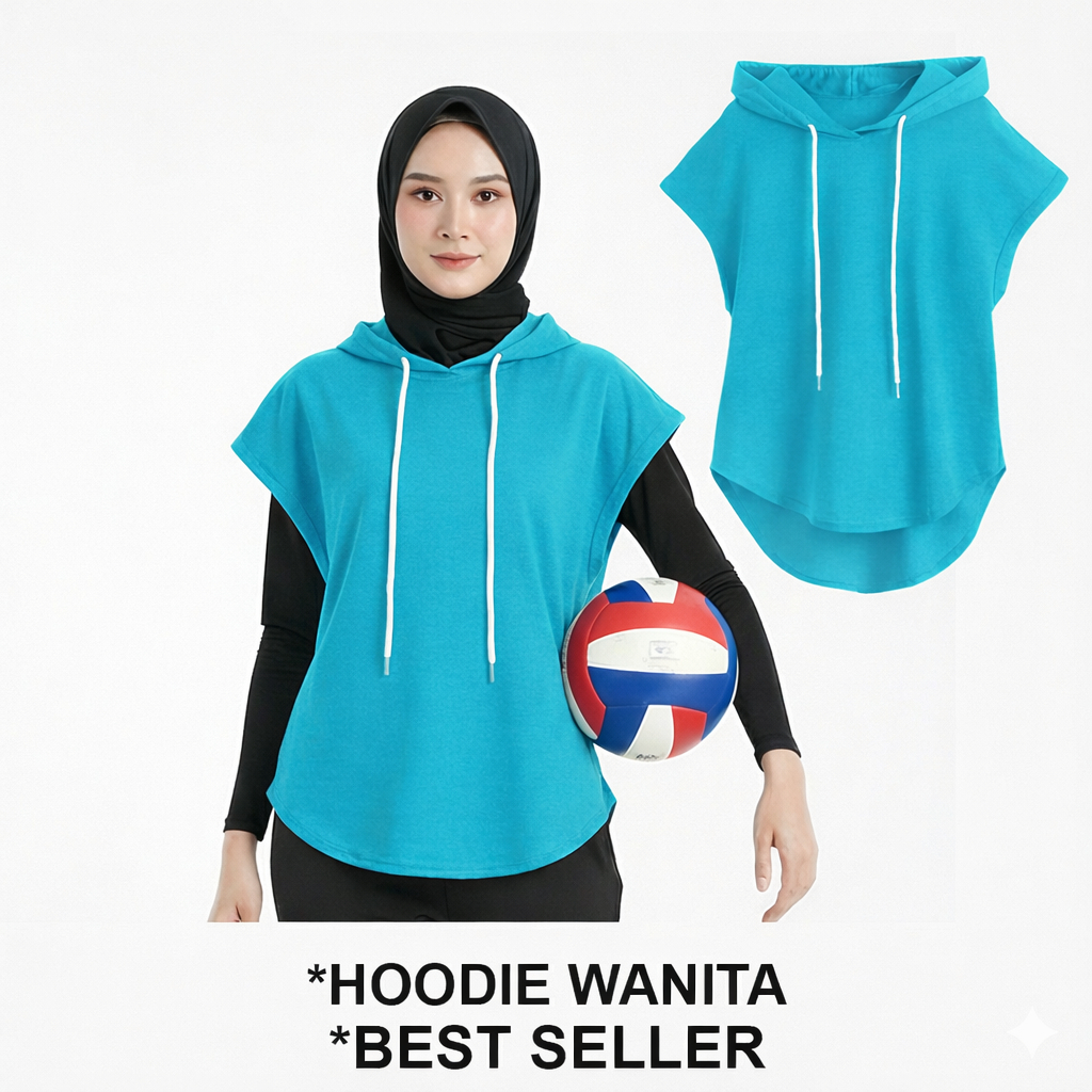 Atasan Olahraga Wanita Tanpa Lengan | Hoddie Wanita Tanpa Lengan