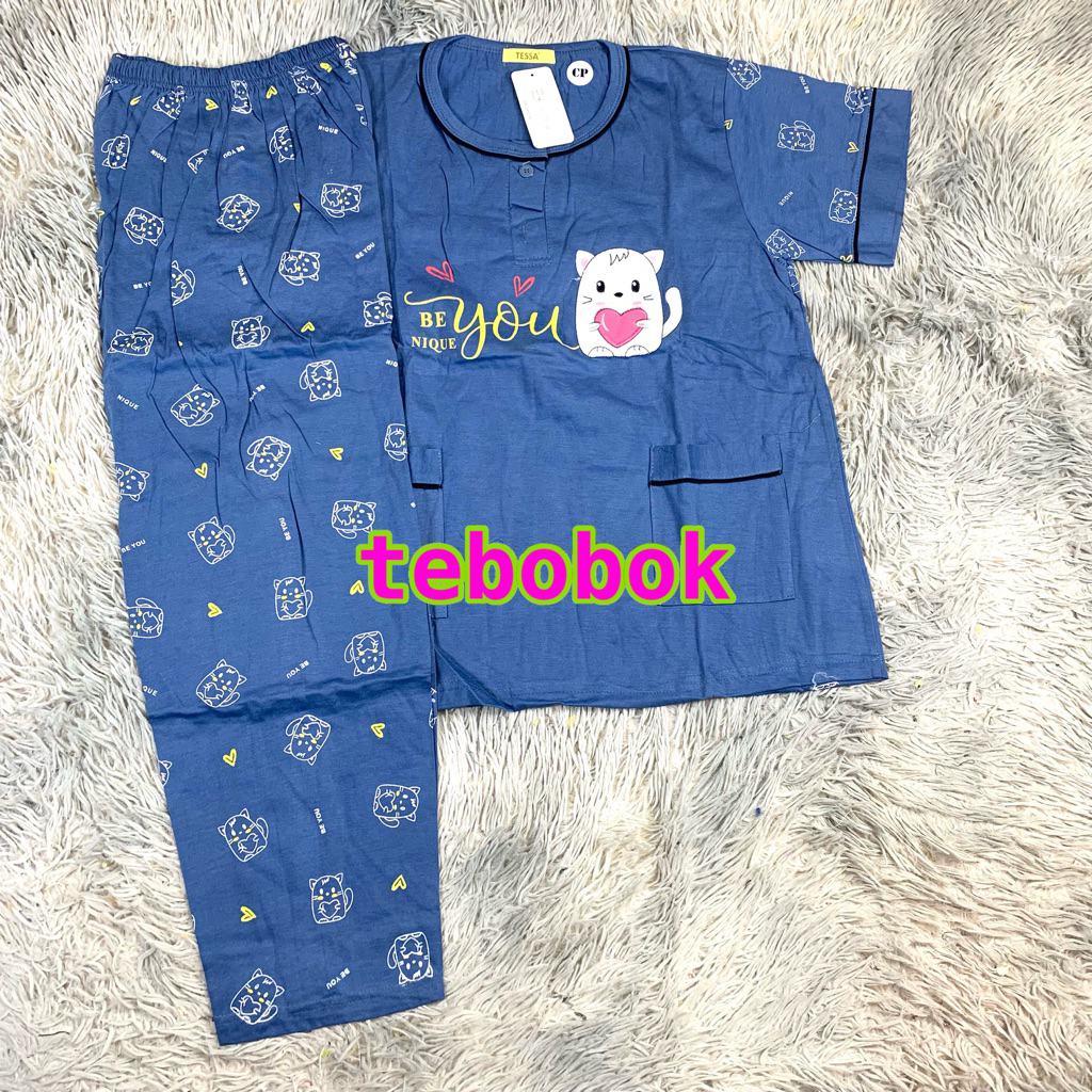 Tebobok - Cp Tessa Standar Baju Tidur | Baju Tidur Tessa | Cod | Piyama | Daililan