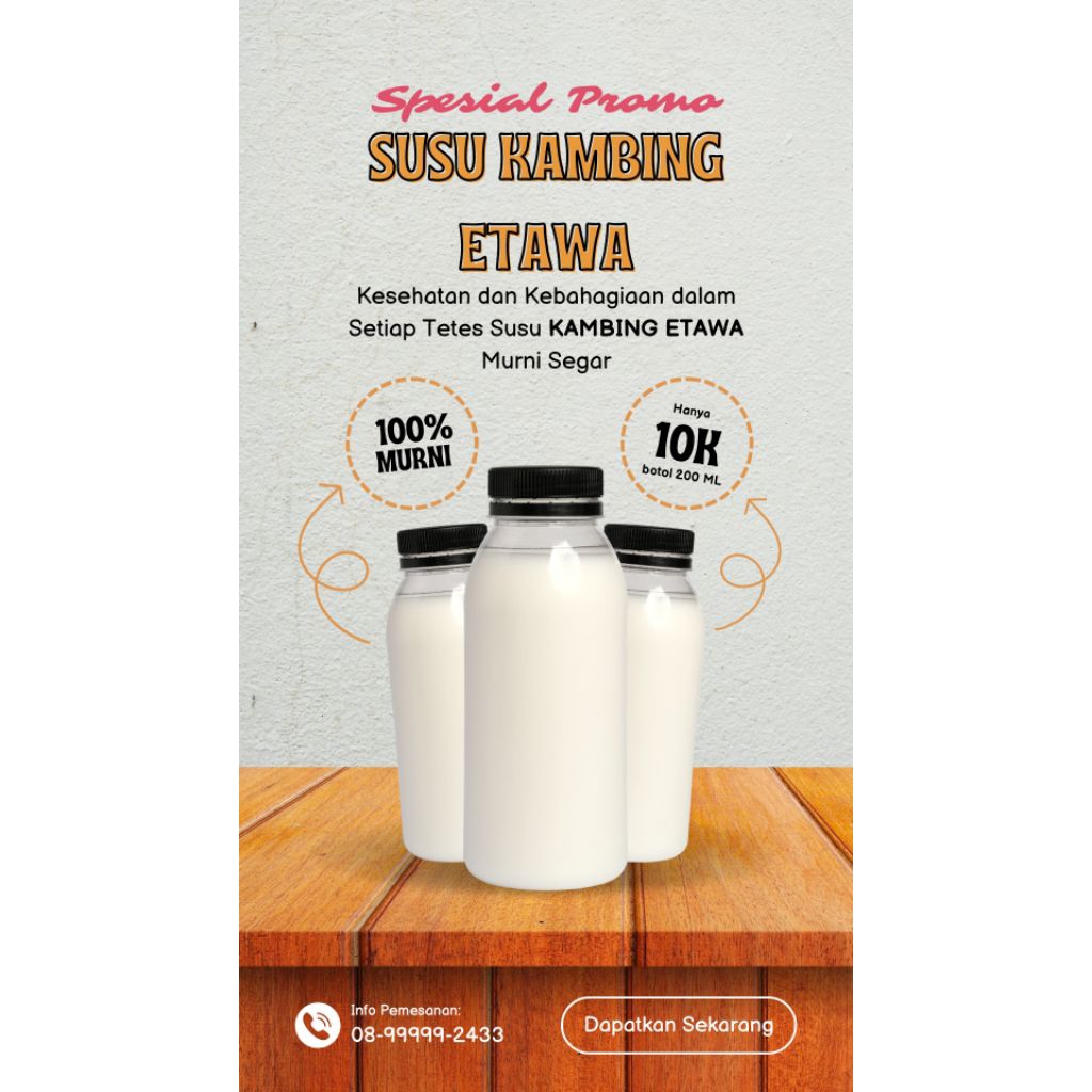 Susu Kambing Etawa Murni - Bekasi