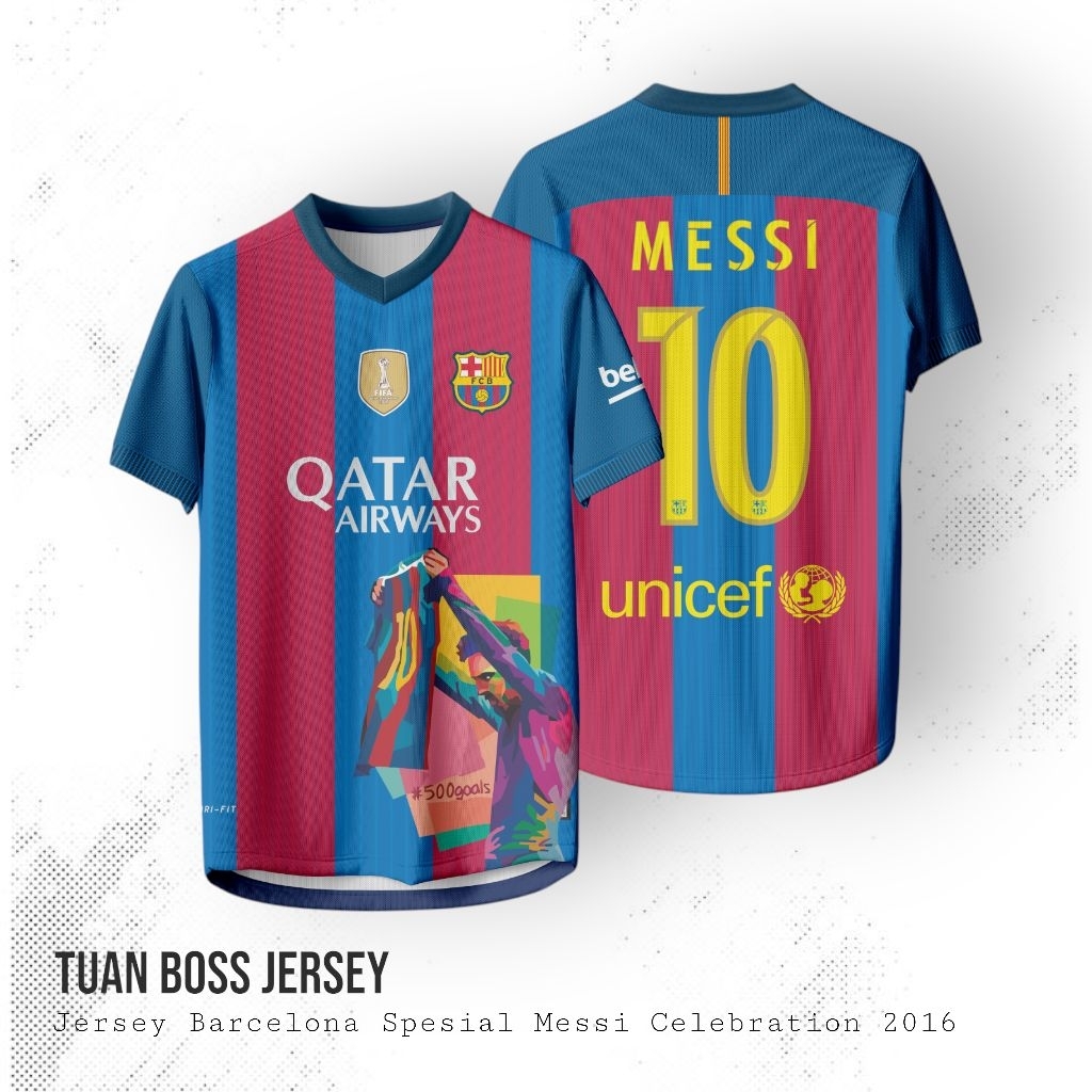 JERSEY BARCA SPESIAL MESSI CELEBRATION 2016
