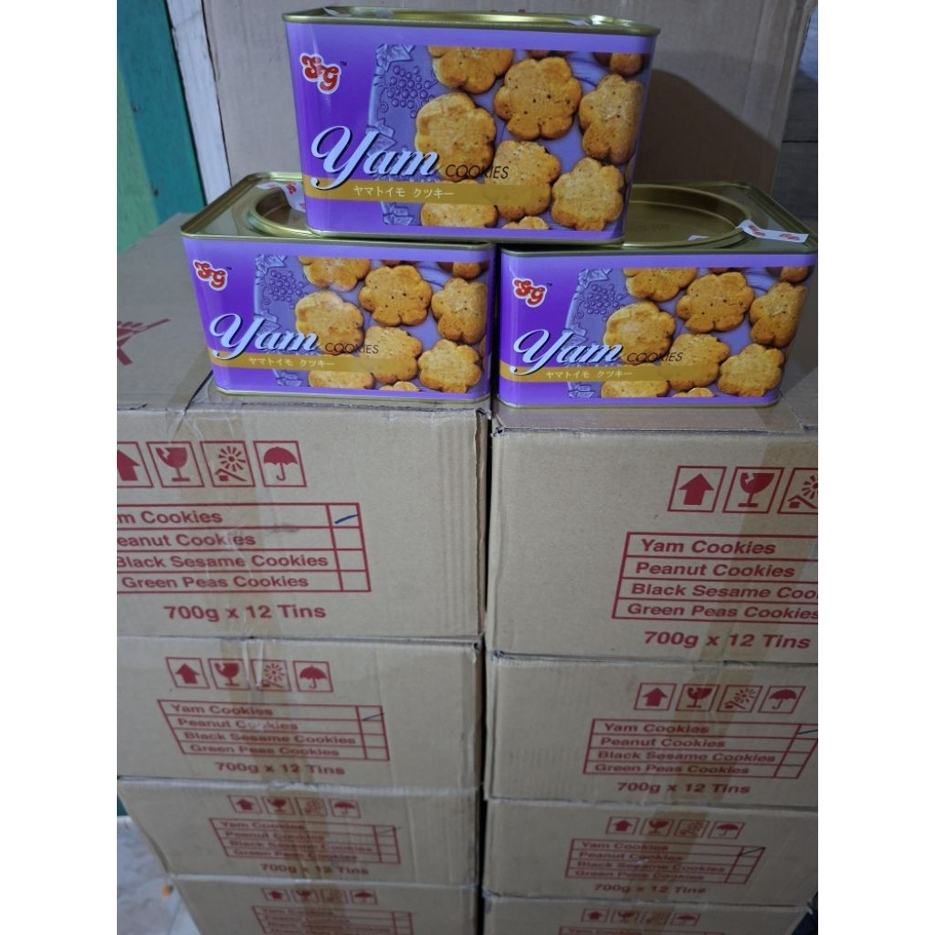 Roti keladi/yam cookies 1 dus isi 12 kaleng