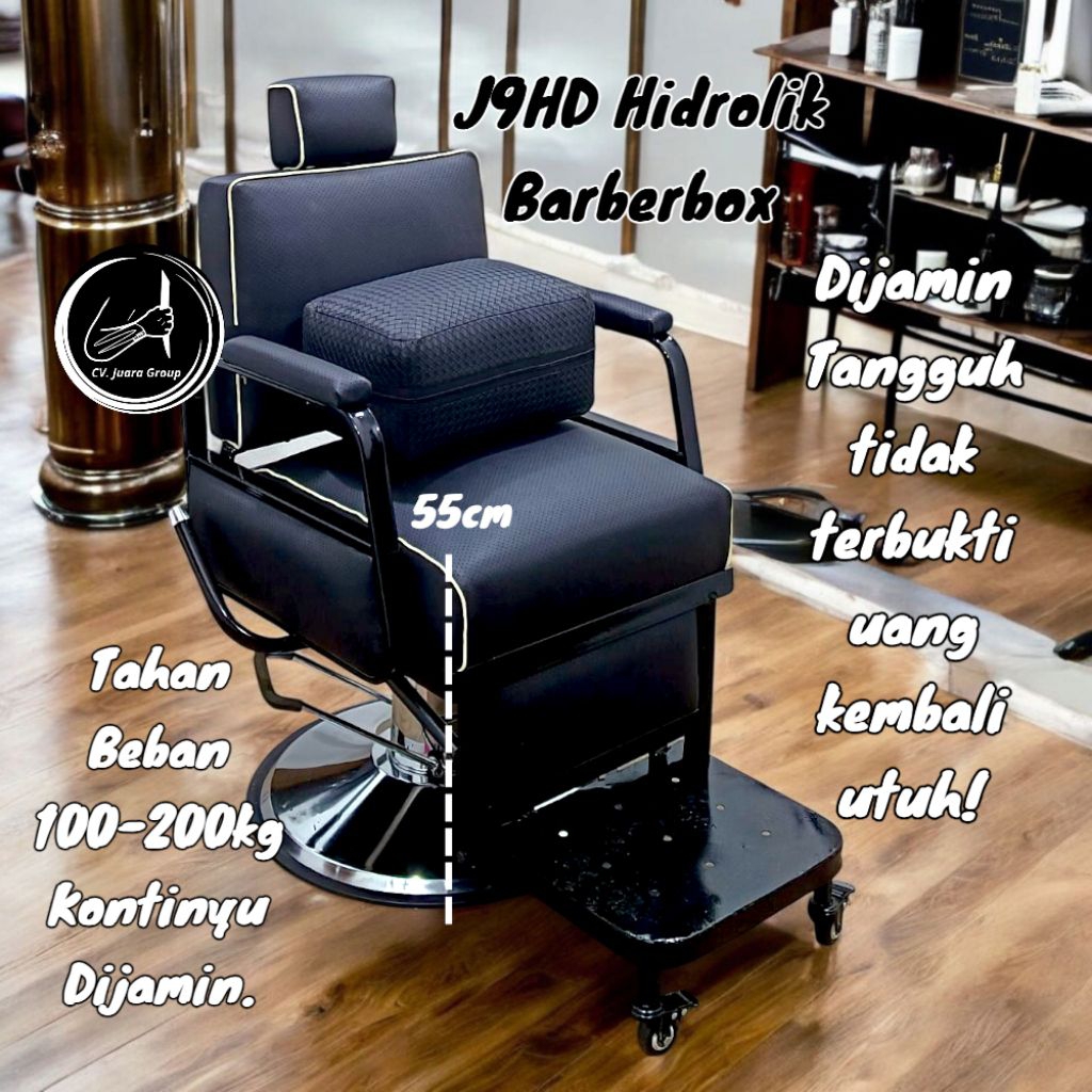 Hidrolik Kursi Juara Kursi Barbershop Pangkas Rambut Alat Cukur Rambut J9