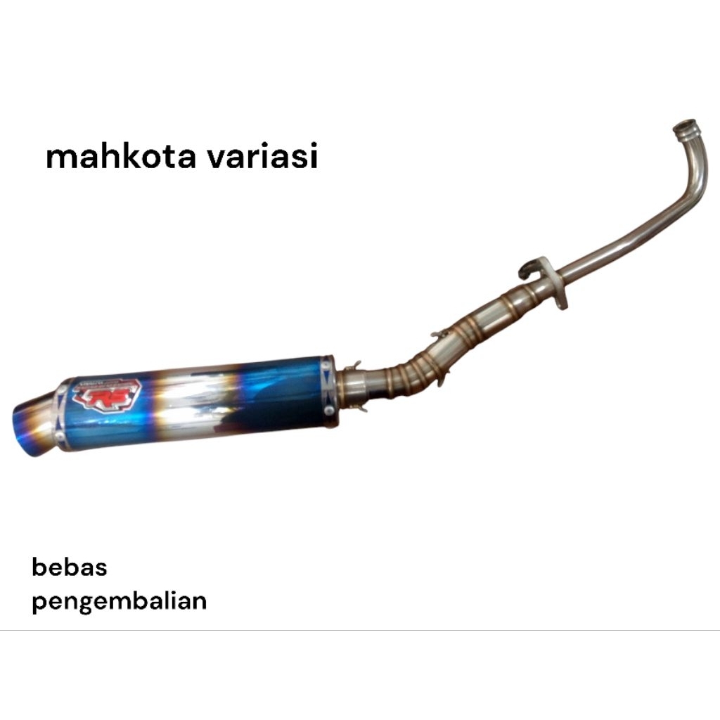 Knalpot racing kharisma/supra x125 R9 ori 100%