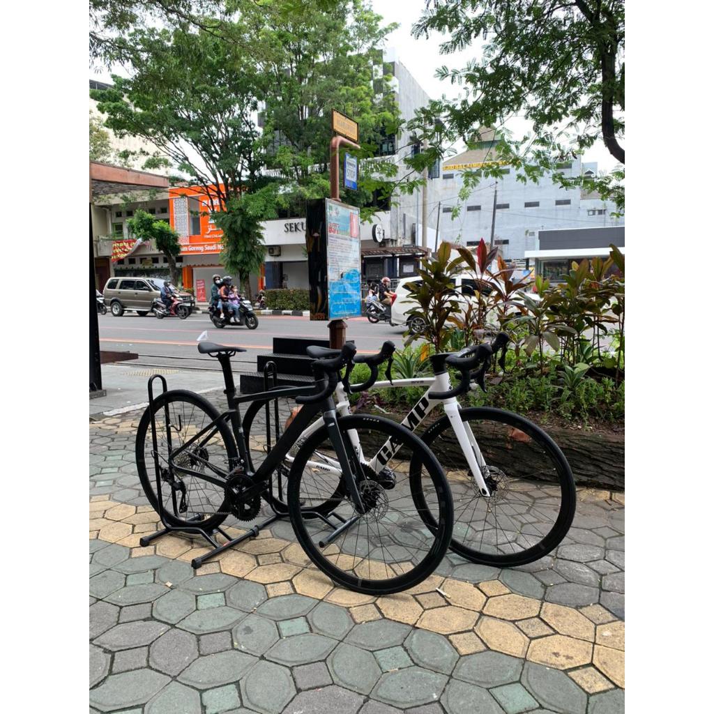 SEPEDA 700C CAMP ROADBIKE SR5 PRO GS SHIMANO 105 2X12 SPEED - ORI