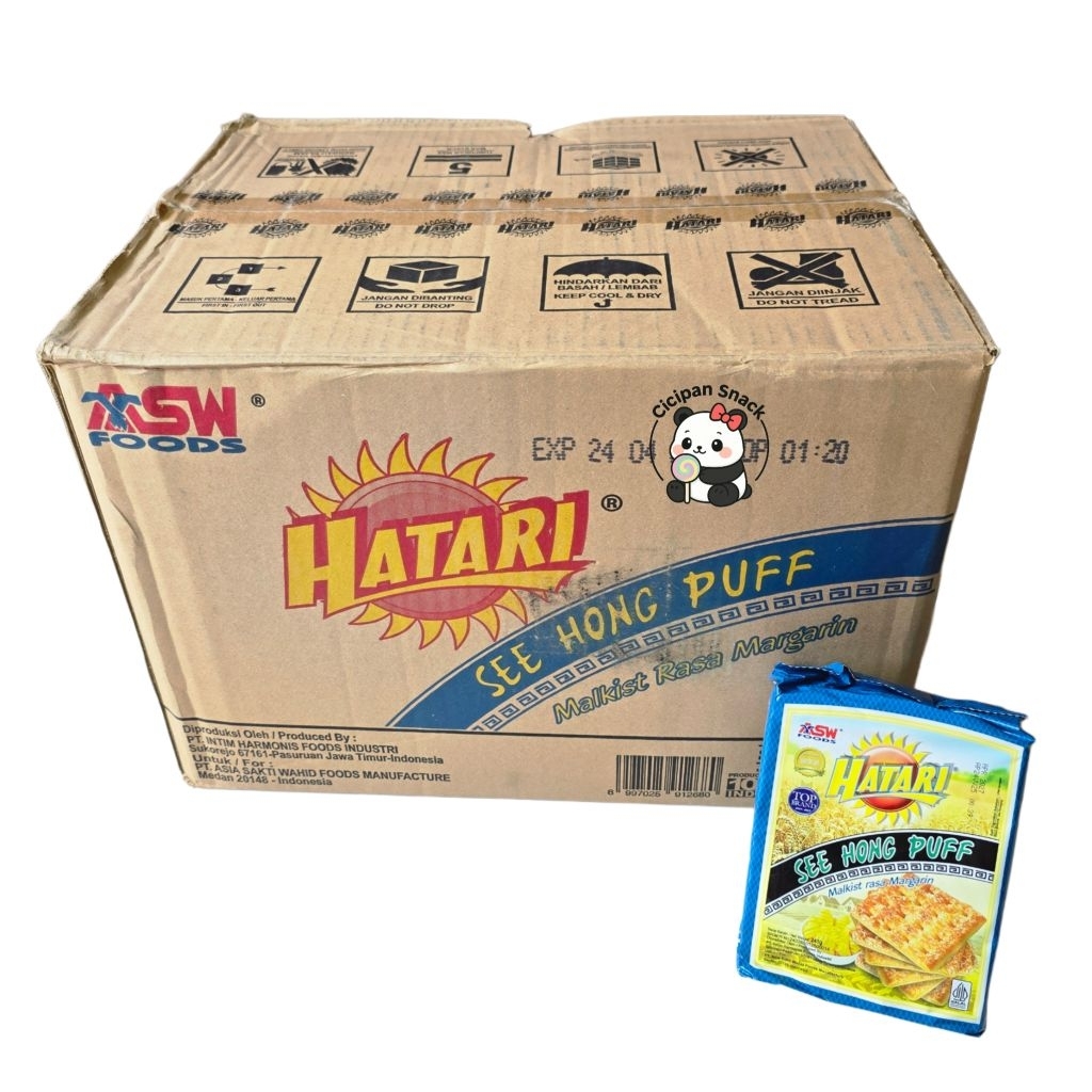 [GROSIR] HATARI SEE HONG PUFF MARGARIN 245 GR DUS ISI 36 PCS