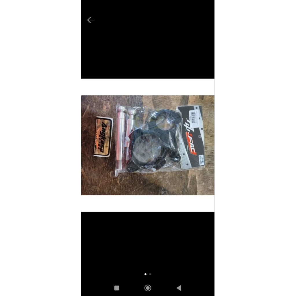 bracket steering damper mufac ninja rr dudukan steering damper atas