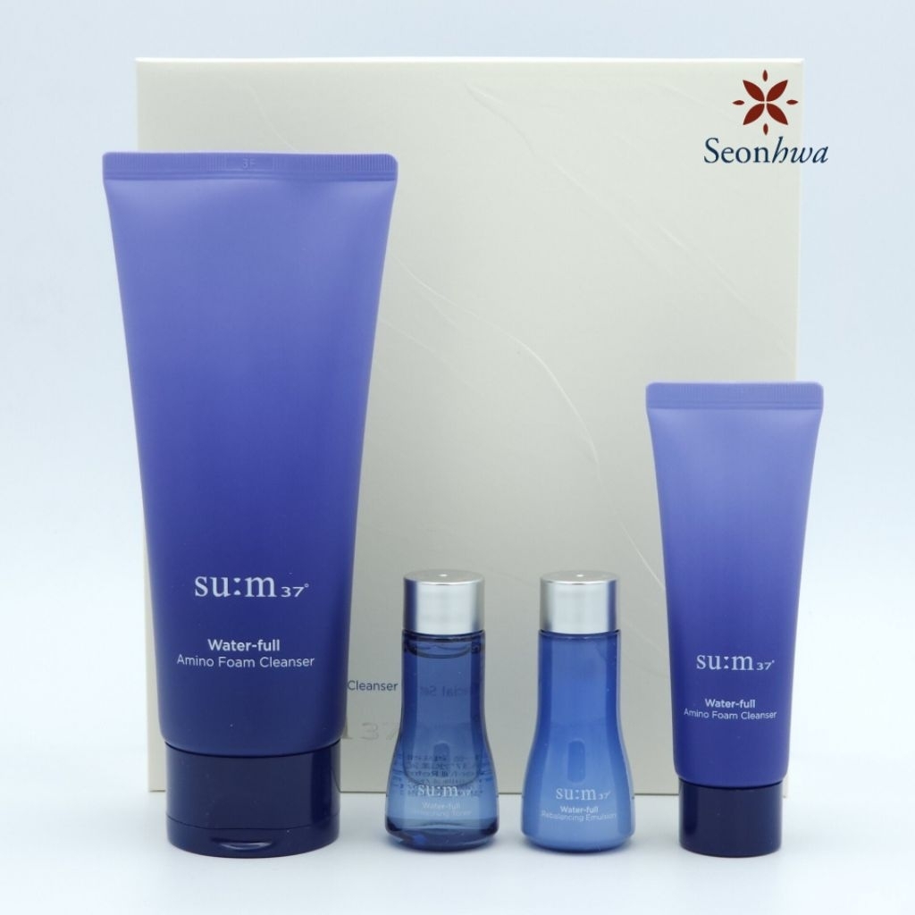 SU:M37 WATERFULL AMINO FOAM CLEANSER SET