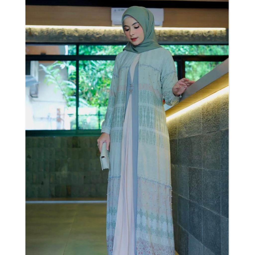 MARWAH ONE SET DRESS ORIGINAL by JAVINA OFFICIAL  /  INNER OUTER MARWAH VOL 1 PAYET ORI JAVINA  / GA