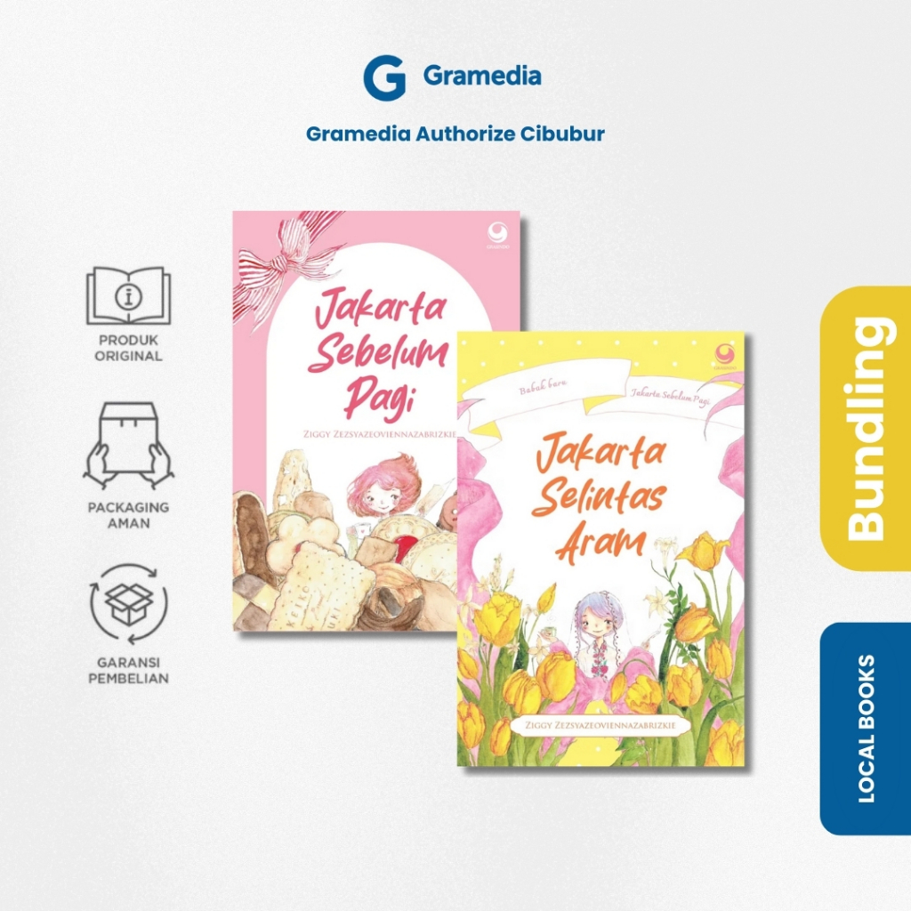 Gramedia Cibubur - Bundling Spesial: Jakarta Sebelum Pagi dan Jakarta Selintas Aram (Ziggy Zezsyazeo