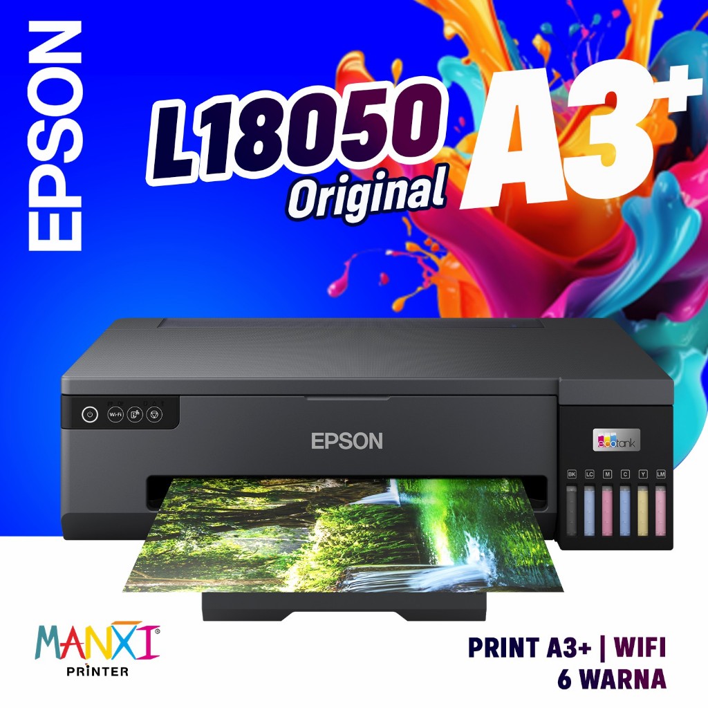 Printer Epson EcoTank L18050 A3+ Wifi 6 Warna