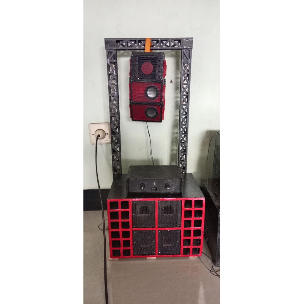 miniatur salon horeg gantung