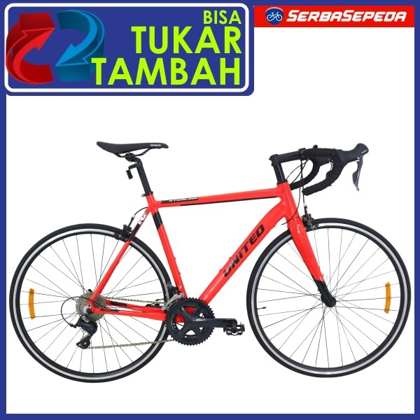 United Sterling R2 Sepeda Balap / Roadbike Ukuran 700C Frame Alloy Shimano Sora