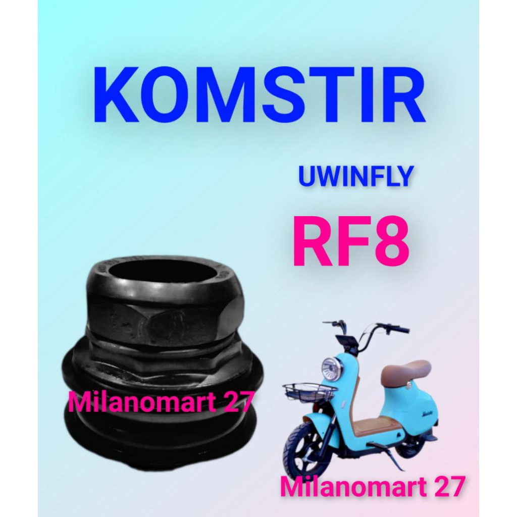 komstir sepeda listrik uwinfly RF8 kones headset komfork sepeda listrik uwinfly rf8