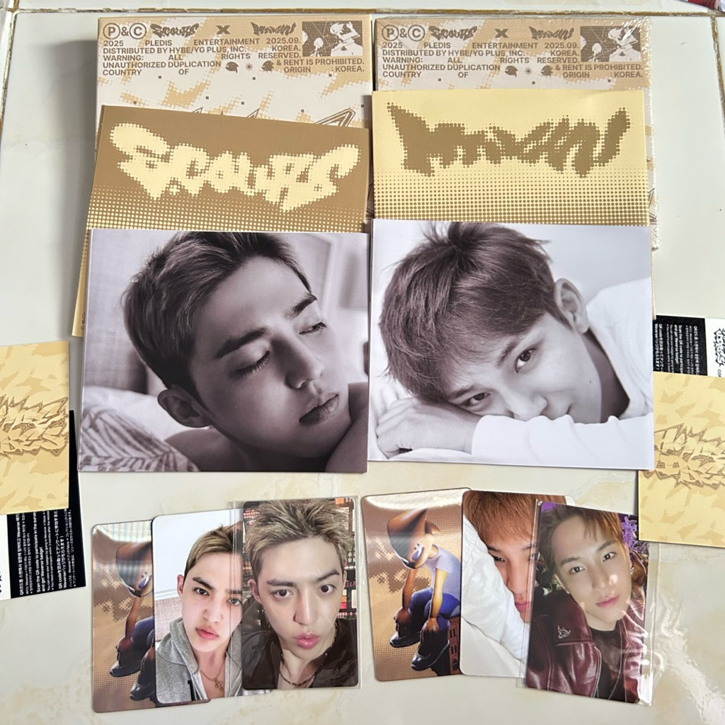 hype vibes compact version cxm seventeen scoups mingyu version album fullset unsealed